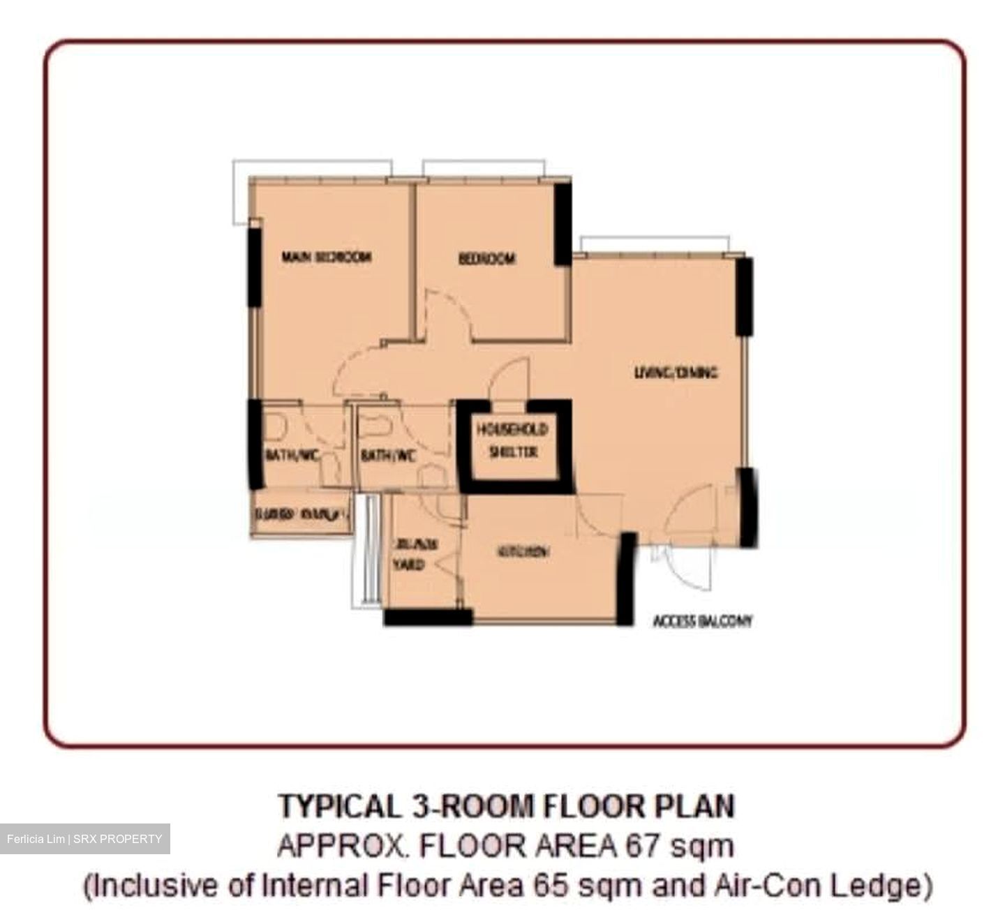 Blk 116A Tenteram Peak (Toa Payoh), HDB 3 Rooms #566686941